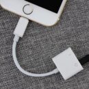 2-in-1 for Lightning Adapter For iPhone 7 8 Plus 10 X