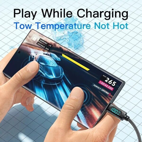 High-Speed USB-C Fast Charging Cable with LED Indicator - Image 6